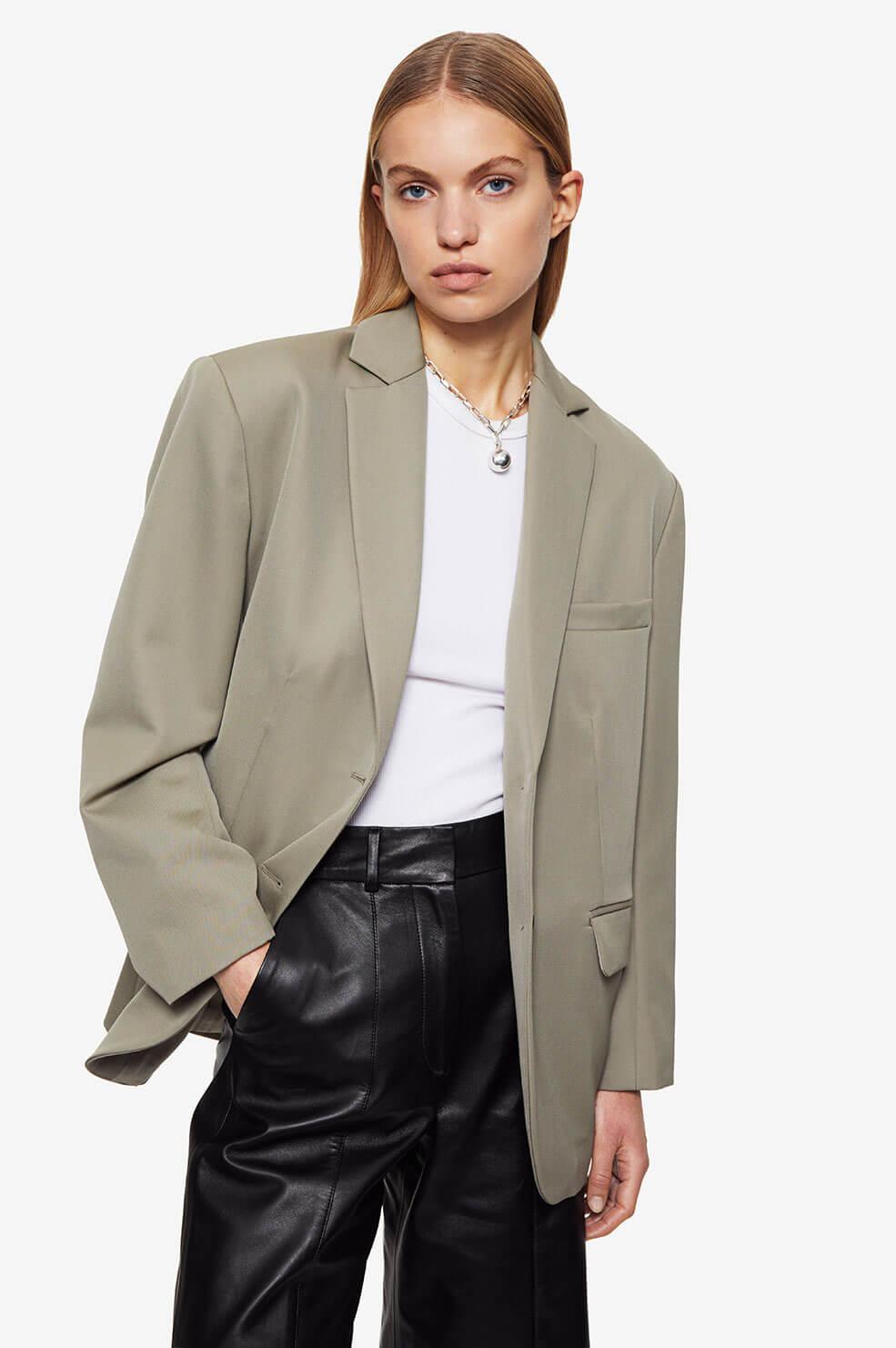 Quinn Blazer - Green Khaki - M