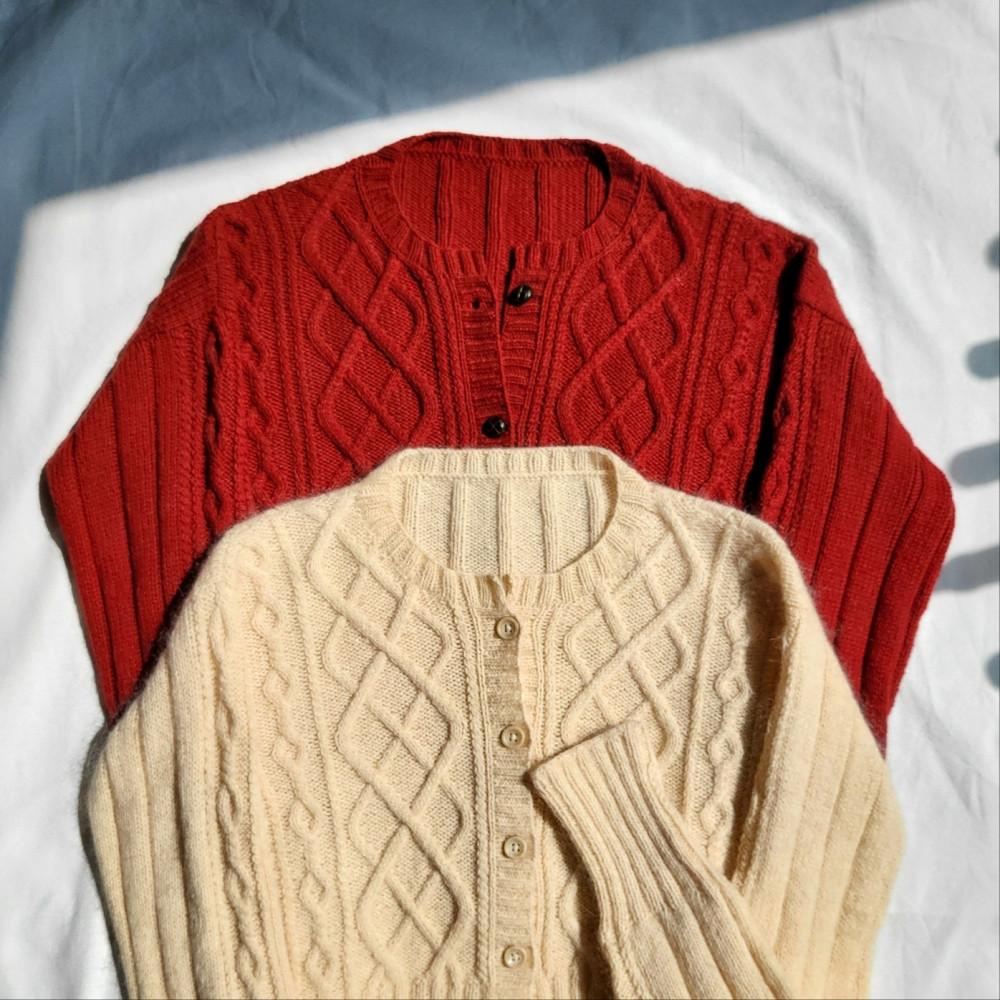 뉴스쿨 가디건 (NEW SCHOOL cardigan) 뜨개 도안