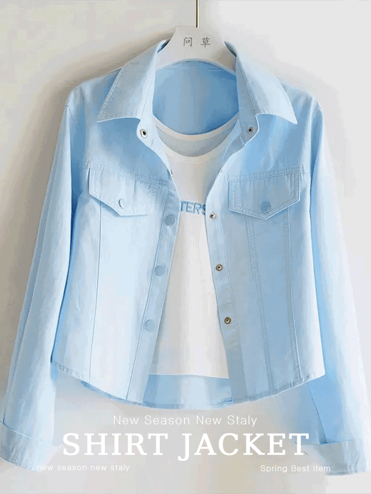 YJ-1369파스텔톤 셔츠 자켓