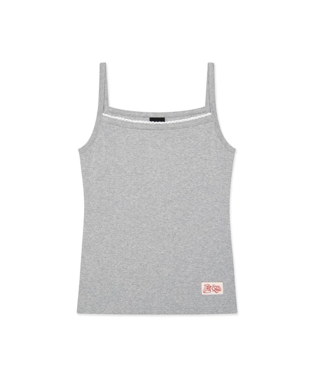 [서머빅세일 사은품 증정] WM LACE BASIC SLEEVELESS TOP heather gray