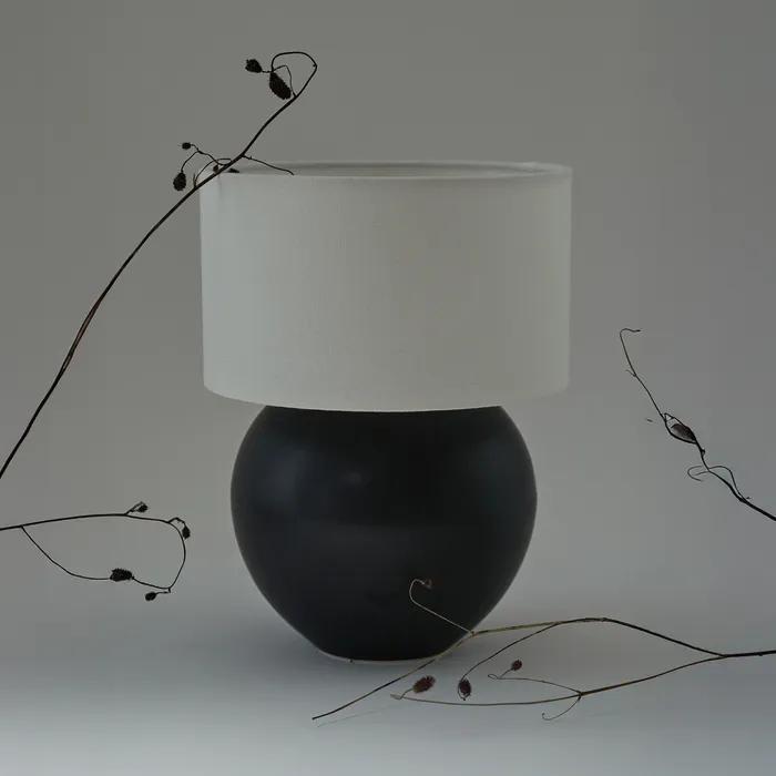 MOON JAR TABLE LAMP -deep black
