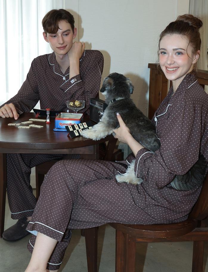 [히든특가] [🤎기모VER 추가🤎] 코지도티 클린핏 긴팔 잠옷 세트