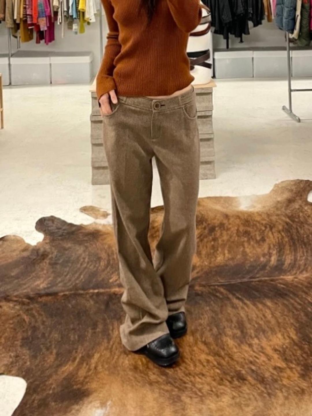 MAX&CO herringbone flare slacks 플레어 팬츠 | 후루츠패밀리