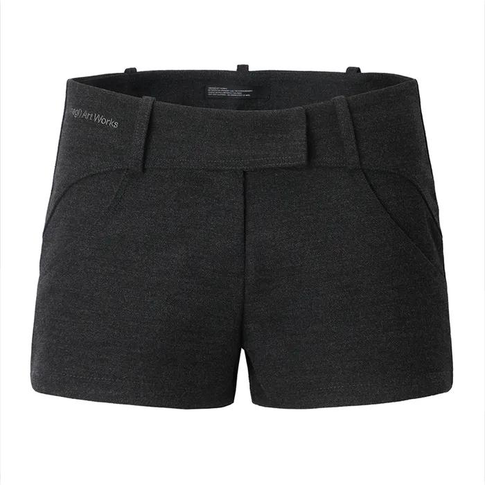 Curved Line Shorts (charcoal)