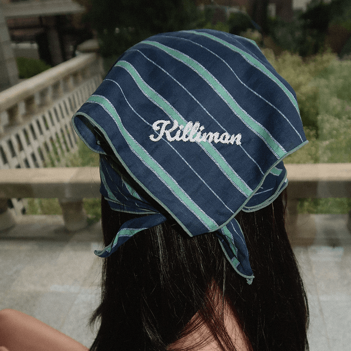 [4차 리오더] [무료선물포장] Striped pattern cotton scarf (4color)