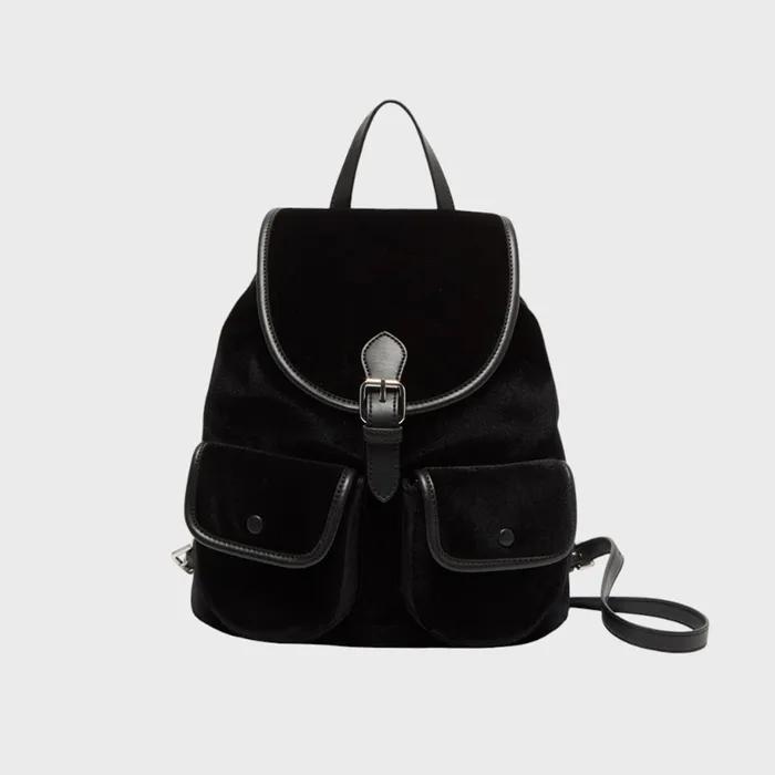 Buttony Backpack 24 Velvet_RCBBX25645BKX