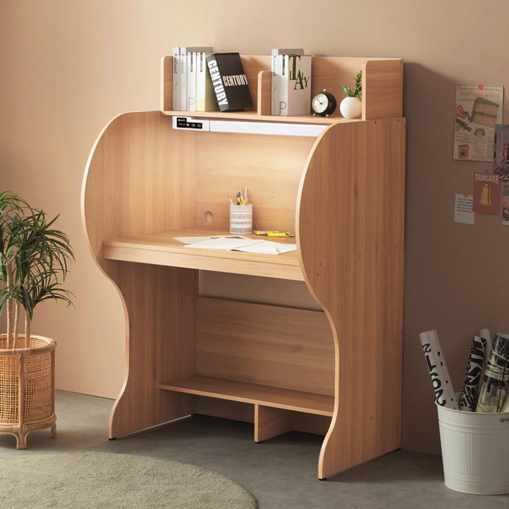 e스마트 엘리트 와이드 독서실책상 930 LED스탠드 포함