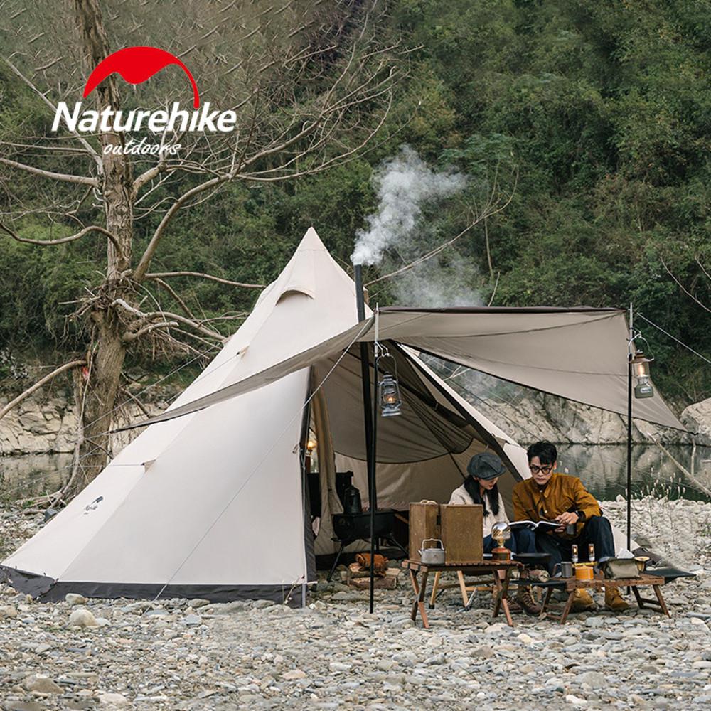 네이처하이크 8각 그늘막 대형 화목난로 동계 장박 티피 쉘터 텐트