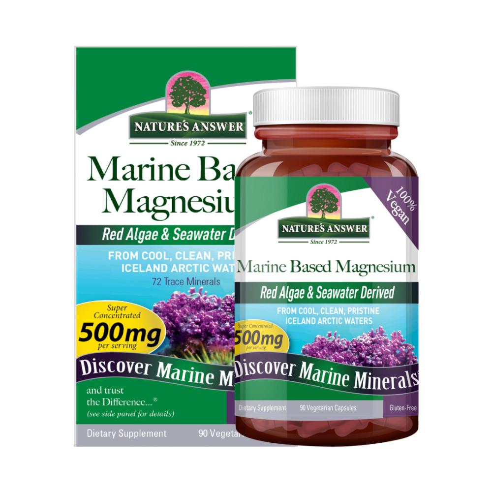 네이쳐스앤서 수산화 마린 마그네슘 500mg 90캡슐