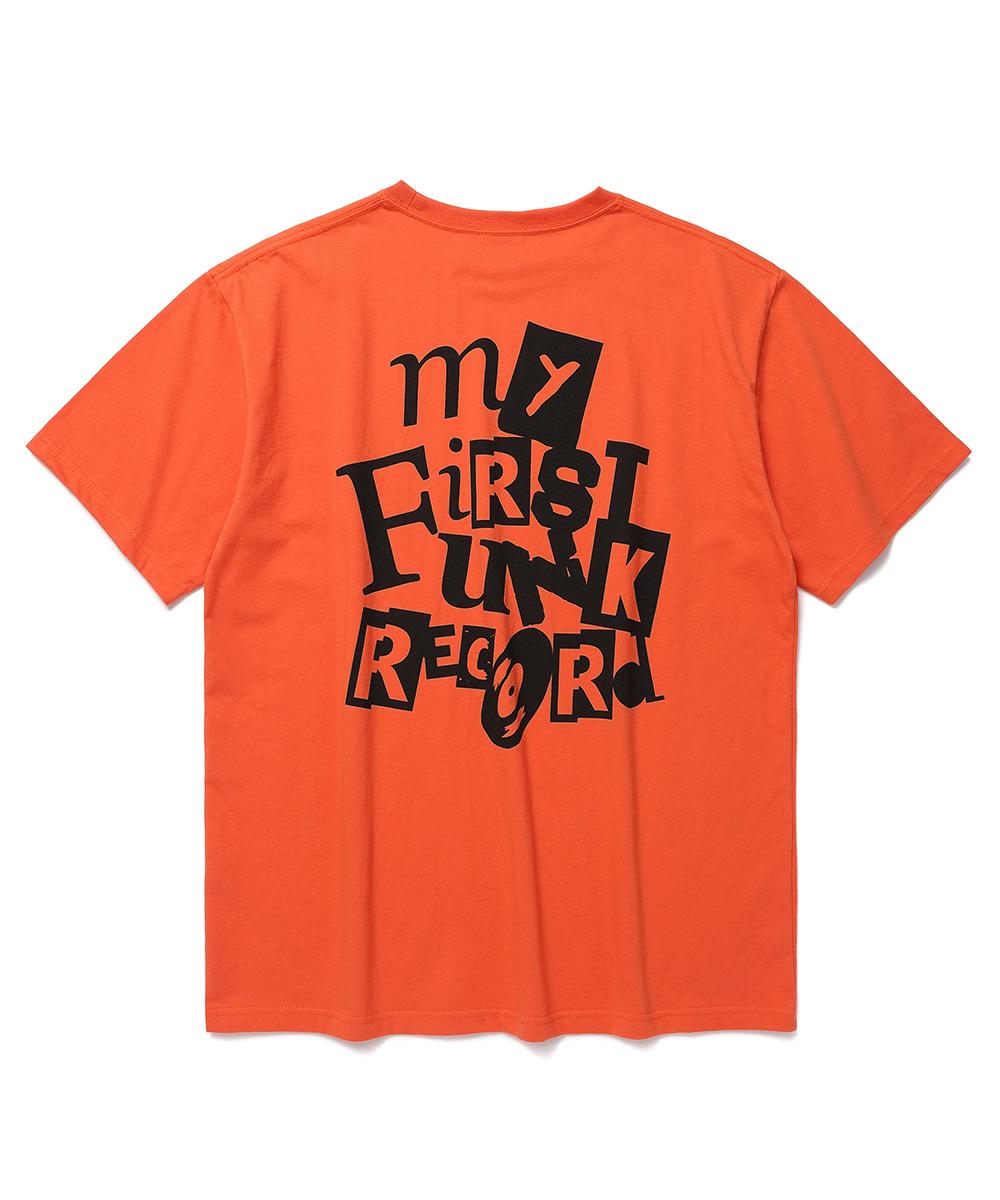 FUNK RECORD SS TEE[ORANGE]