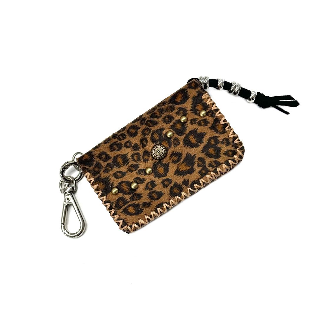X CARD WALLET - LEOPARD