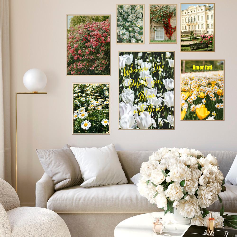 빈티지 플라워 감성 꽃 봄 카페 집들이 선물 블라썸 인테리어  포스터 42종