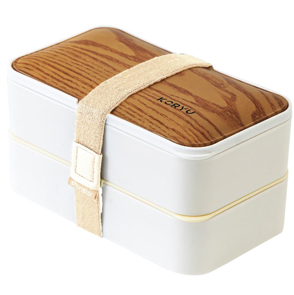 코누 직장인도시락통 일본 예쁜 소풍 전자레인지 2단