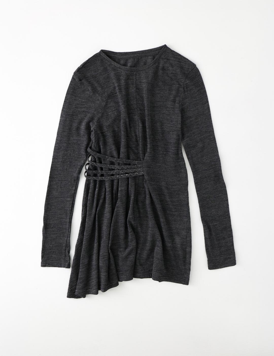 Lining dress (charcoal)