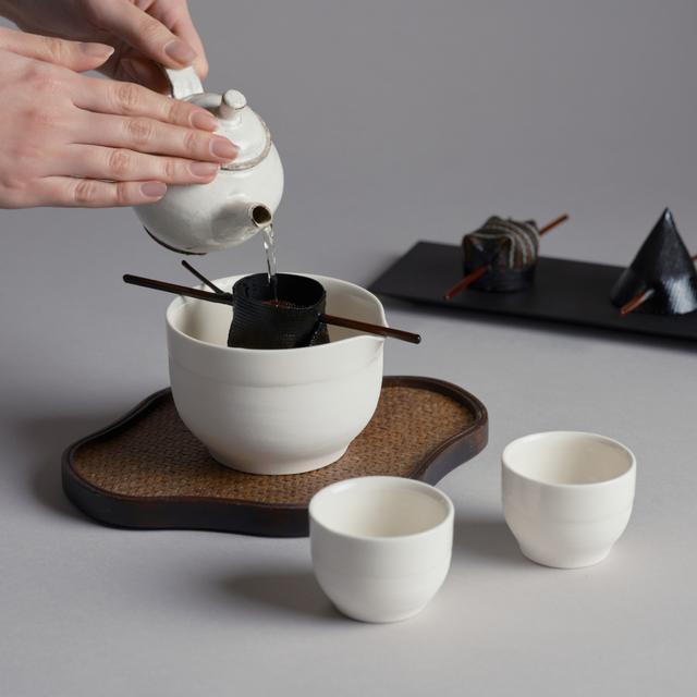 [New Year Fortune, 10%] 마미체 백잔 찻잔 세트 (2type)