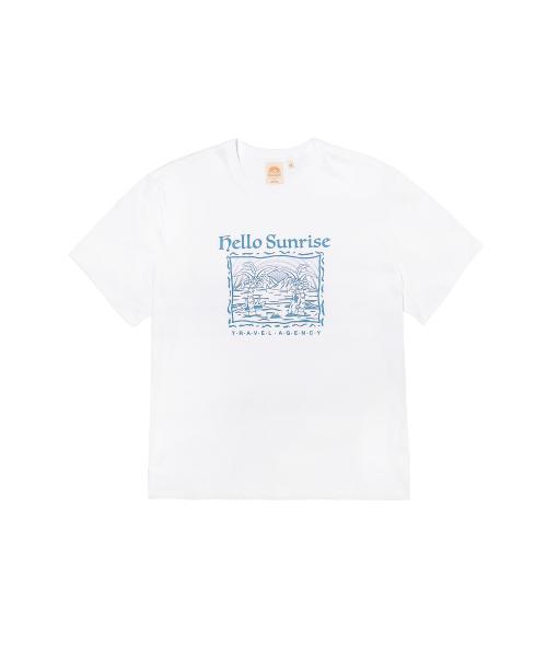 HS Palm Tree Graphic Tee_White