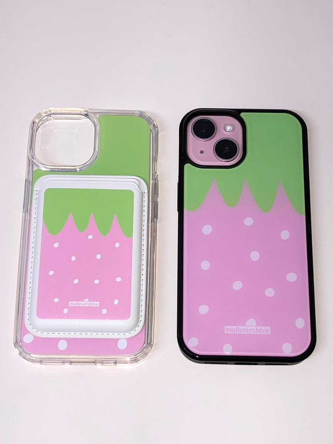 strawberry glass case