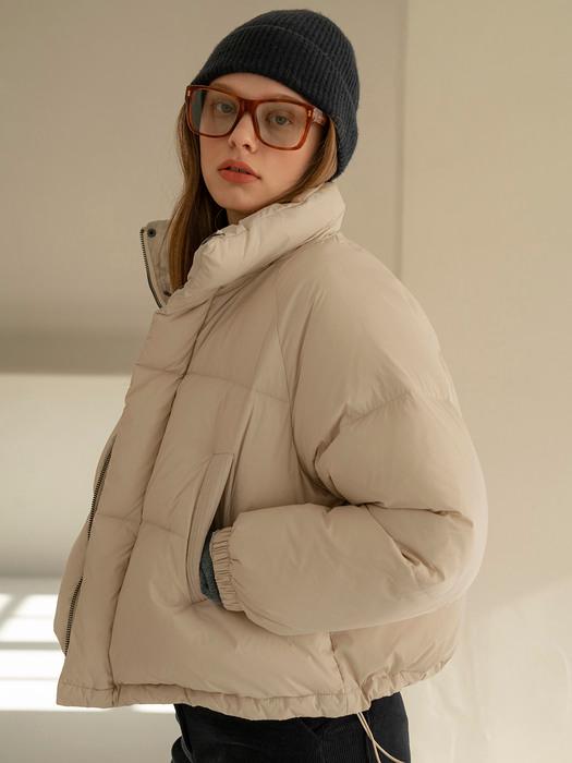 [단독]SIOT4010 Duckdown crop PD_Light beige