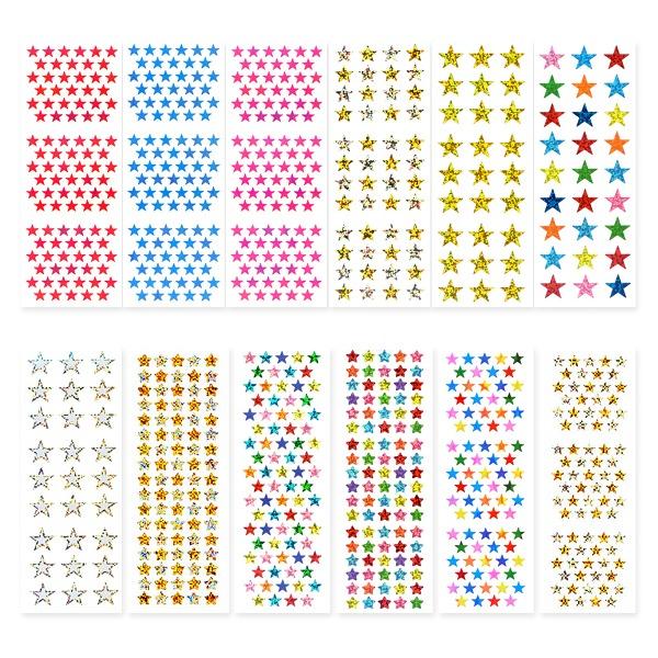 스티커펀 별 스티커 (오로라/홀로그램)