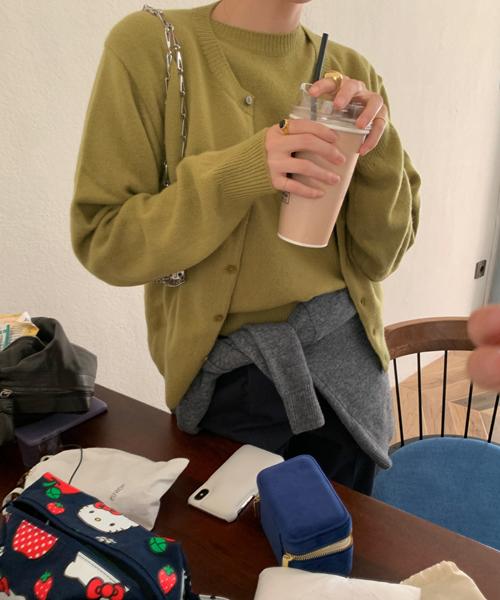 미뉴에트 [캐시미어/메리노울 60%] Dalun wool cardigan (5color)