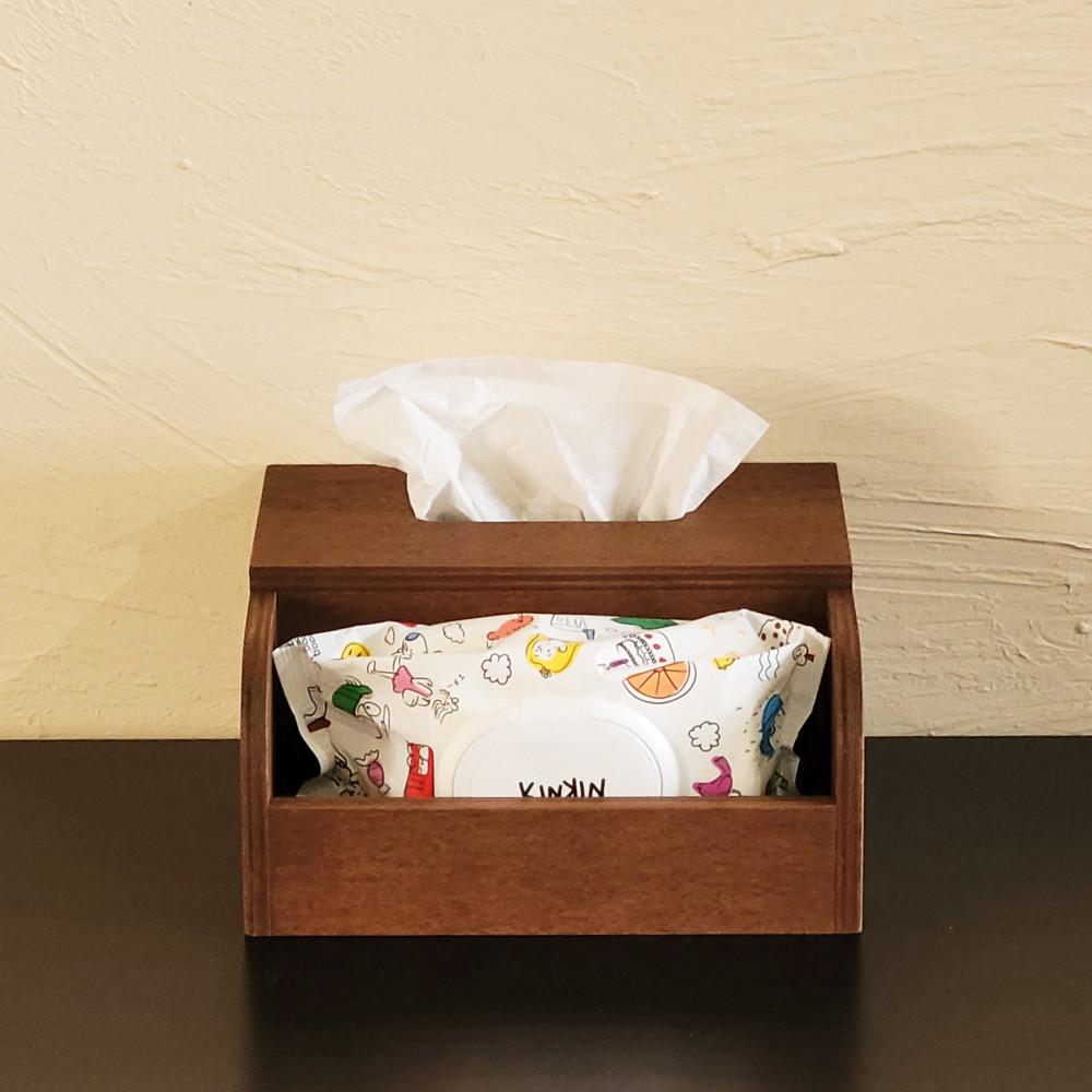 [SOIRO] 2 IN 1 사각 티슈 케이스 휴지 보관 물티슈 보관 정리