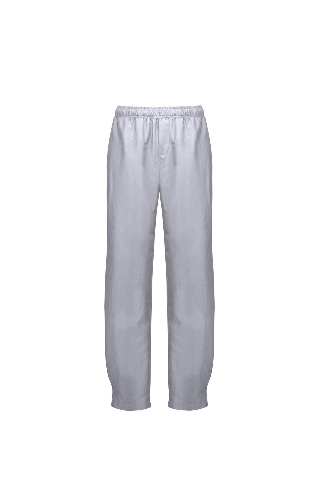 SOFT CURVED PANTS (LIGHT GRAY)