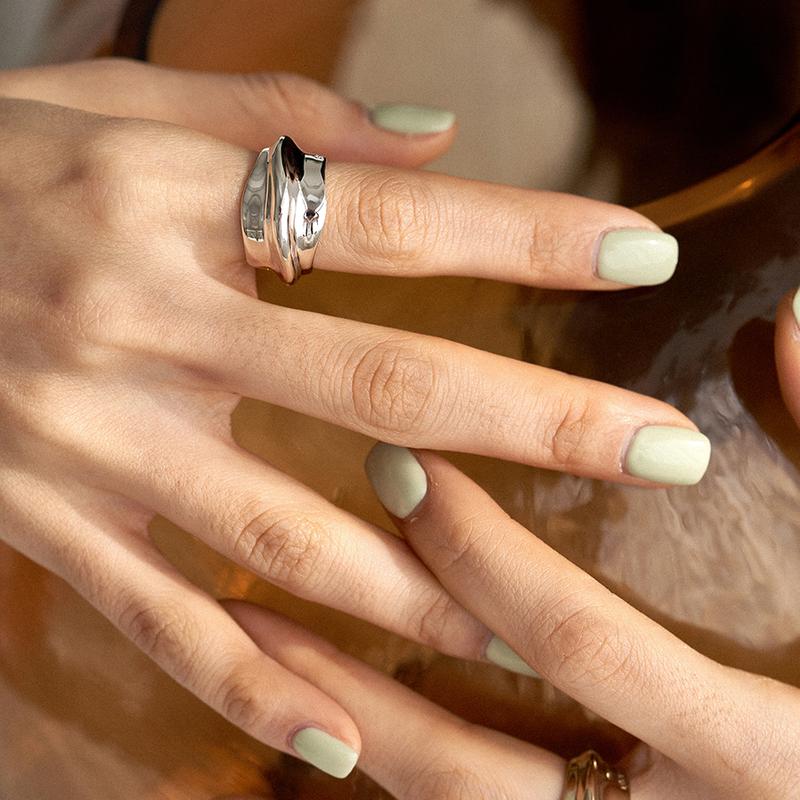 CERAMIQUE L RING GOLD / SILVER