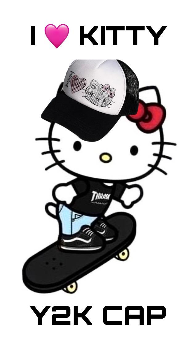 I ♥ KITTY Y2K CAP