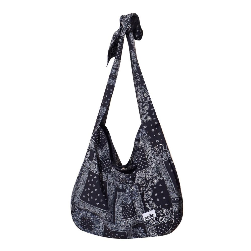 Paisley Tie Big Bag (Black)