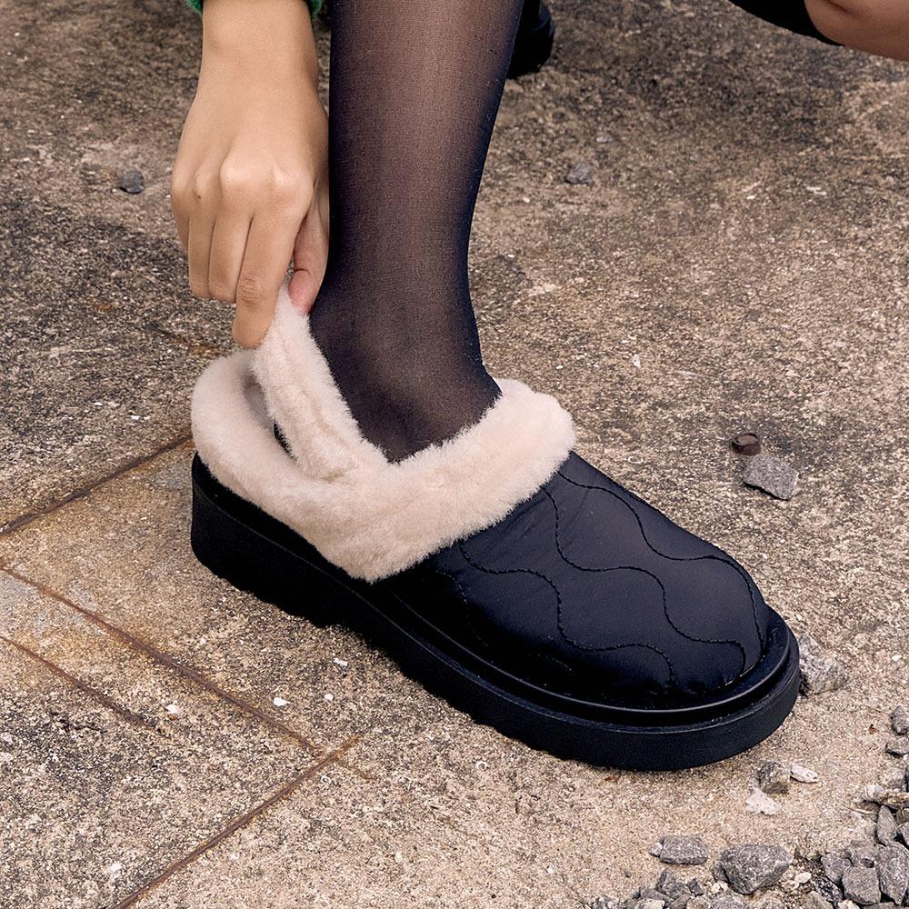 Ian Fur Padded Clog_B5223