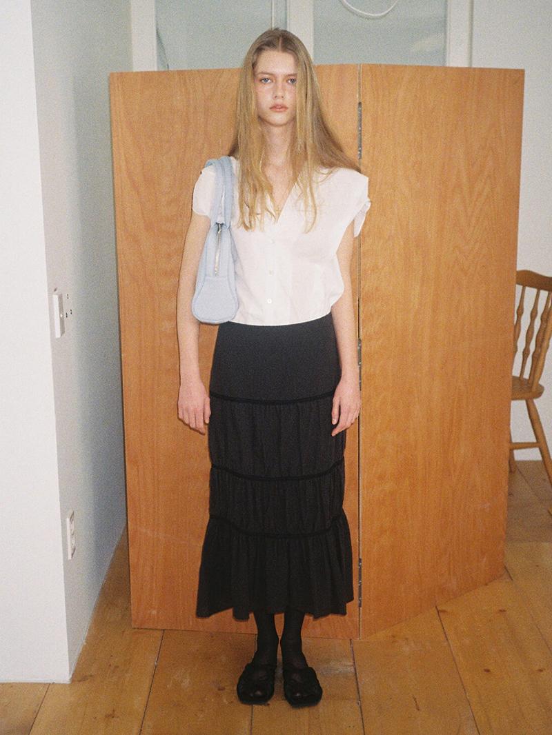 Black Neely Tiered Skirt (3rd)