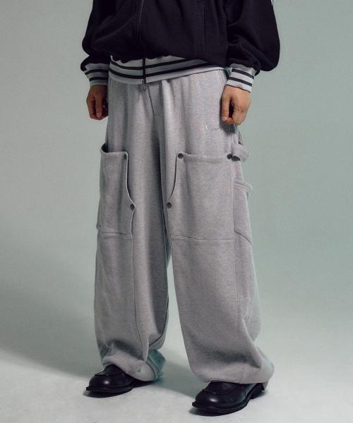 카펜터 스웨트 벌룬 팬츠 멜란지 그레이
