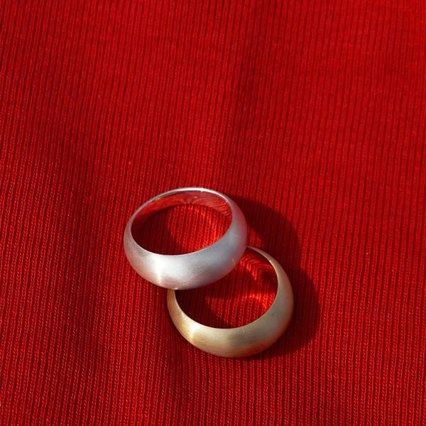 POV RING MATT SILVER