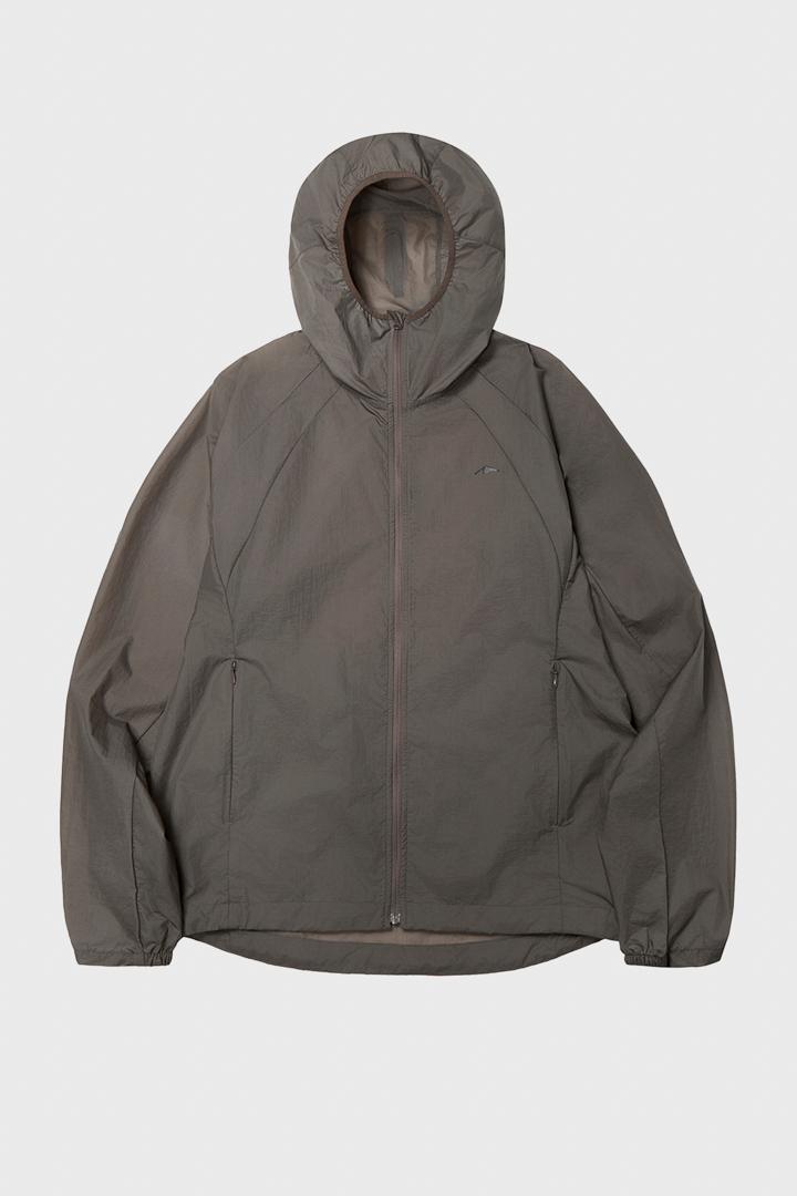 GOYO WEAR WINDSHELL HOODIE JACKET (ASH BROWN)