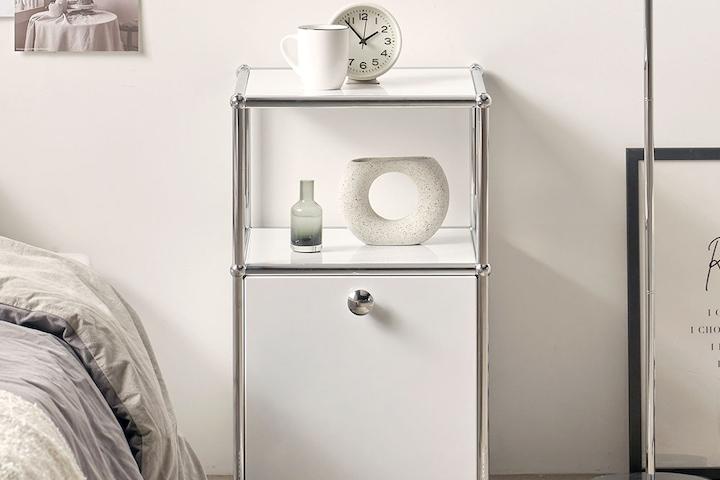 발렌 미드센츄리 모듈 수납장 침대협탁 모듈협탁 400 2단