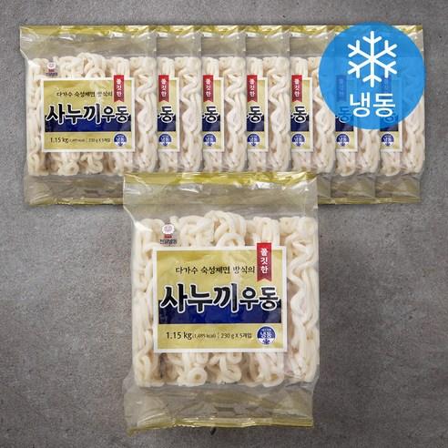 천일냉동 쫄깃한 사누끼우동 (냉동), 1.15kg, 8개