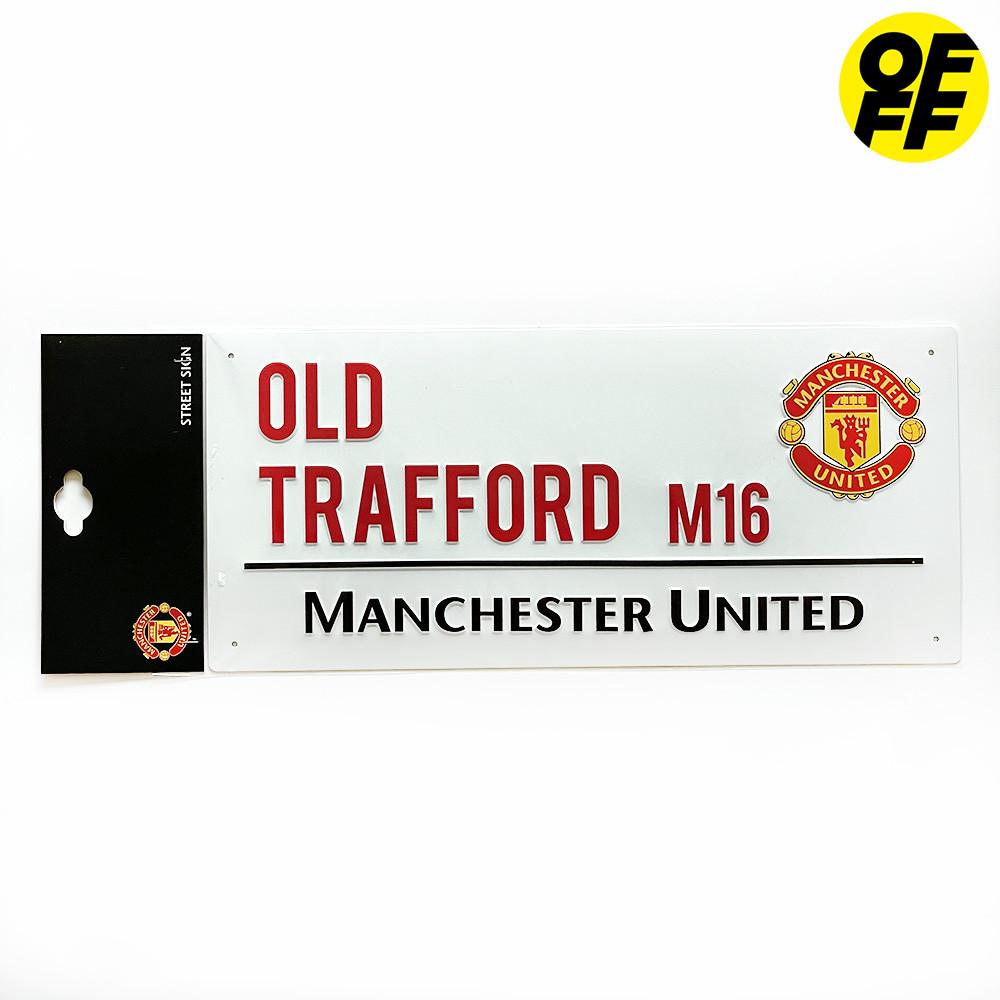 맨체스터 유나이티드 맨유 사인 화이트 인테리어 소품 장식 오피셜 굿즈