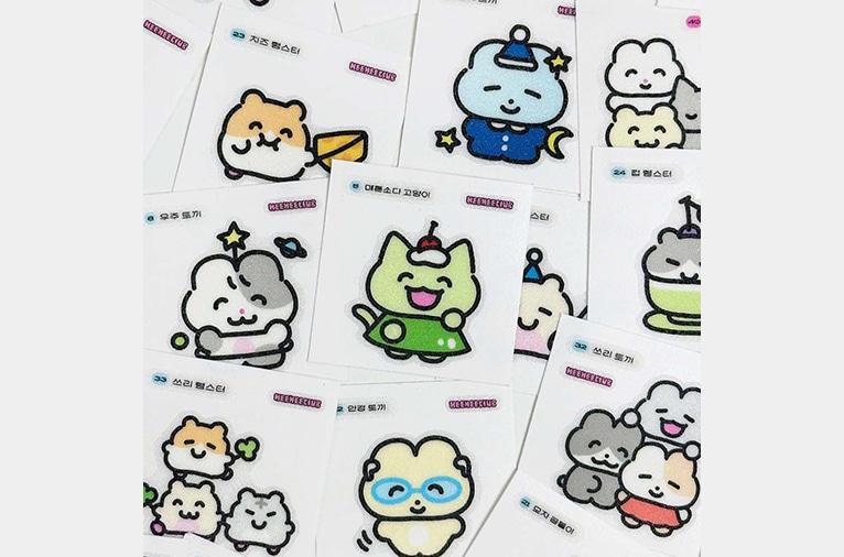 [히히클럽] 랜덤 띠부띠부스티커