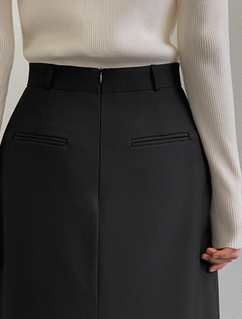 베니토 [제작기간만2년/툭-털면끝/구김ZERO][2천장돌파][made] 프리미엄 링클프리 H라인 롱 스커트[기본/롱(+6cm)] (봄/간절기/데일리/데일리룩/출근룩/하객룩/격식룩/오피스룩/스커트/개강)