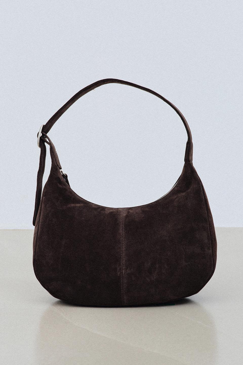 Suede Slit Hobo Bag_brown *10/21 예약발송