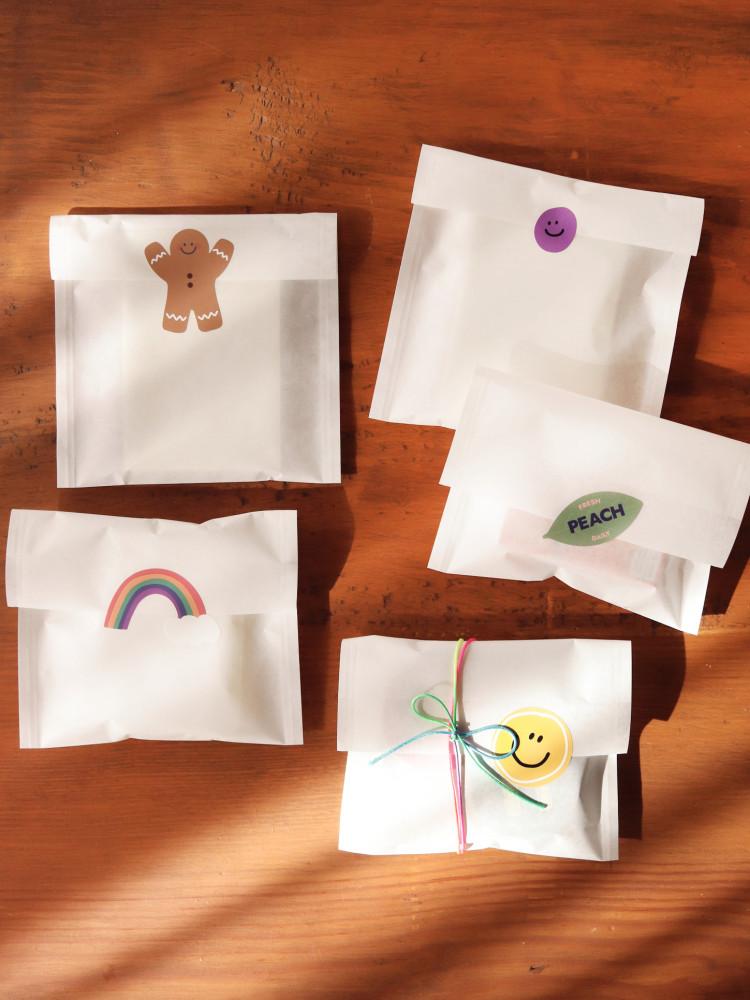 반투명 종이 포장지 5매 습자지 포장 봉투 화이트 A