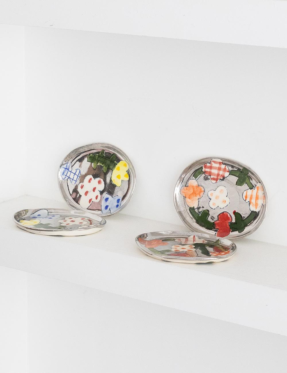 [Azuma Eri] Platinum Oval Plate (2colors)