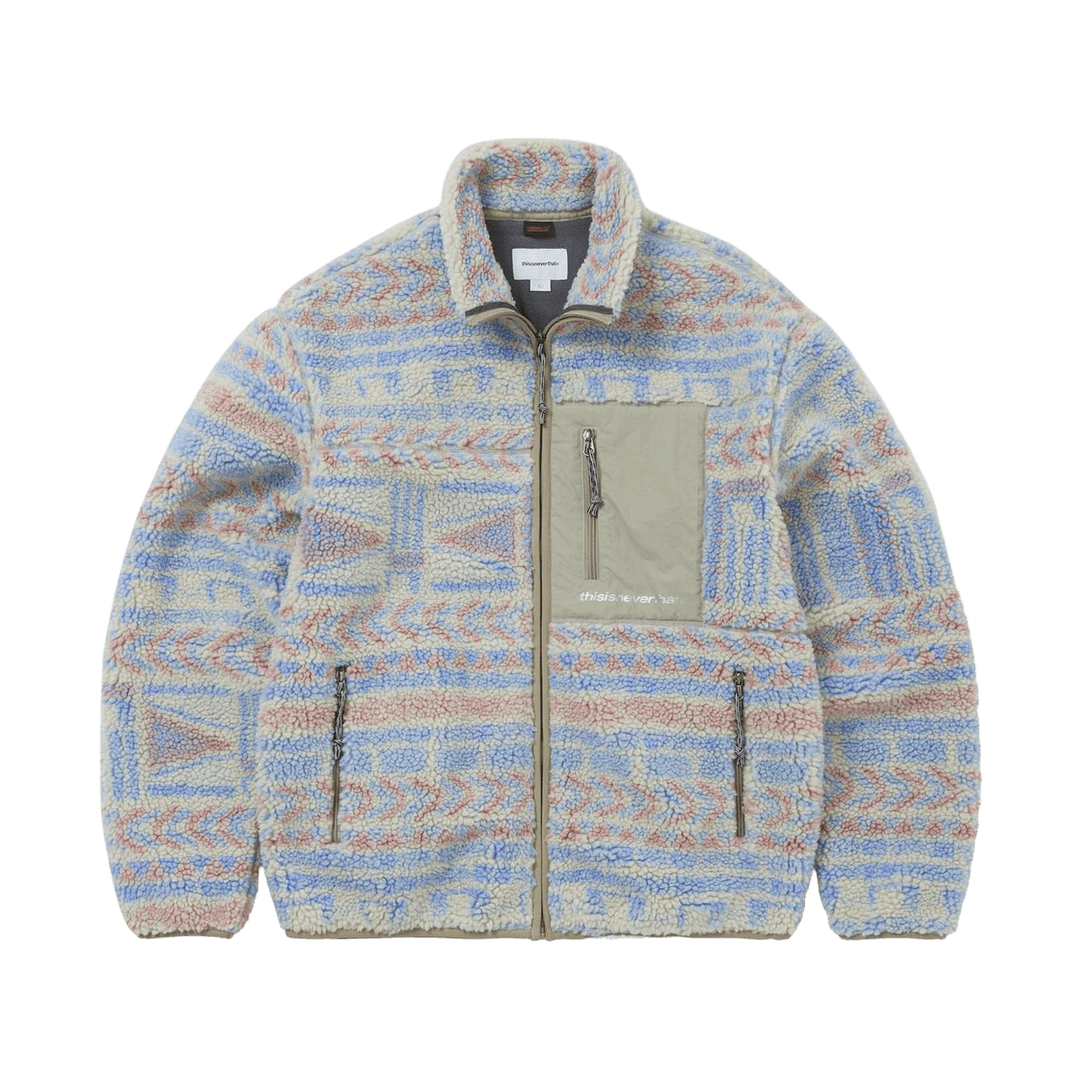 Thisisneverthat SP Sherpa Fleece Jacket Stone