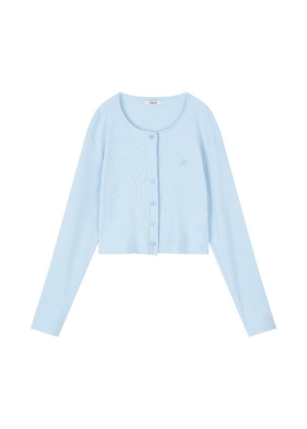 [4차 프리오더] 벨라 세미크롭 가디건 스카이