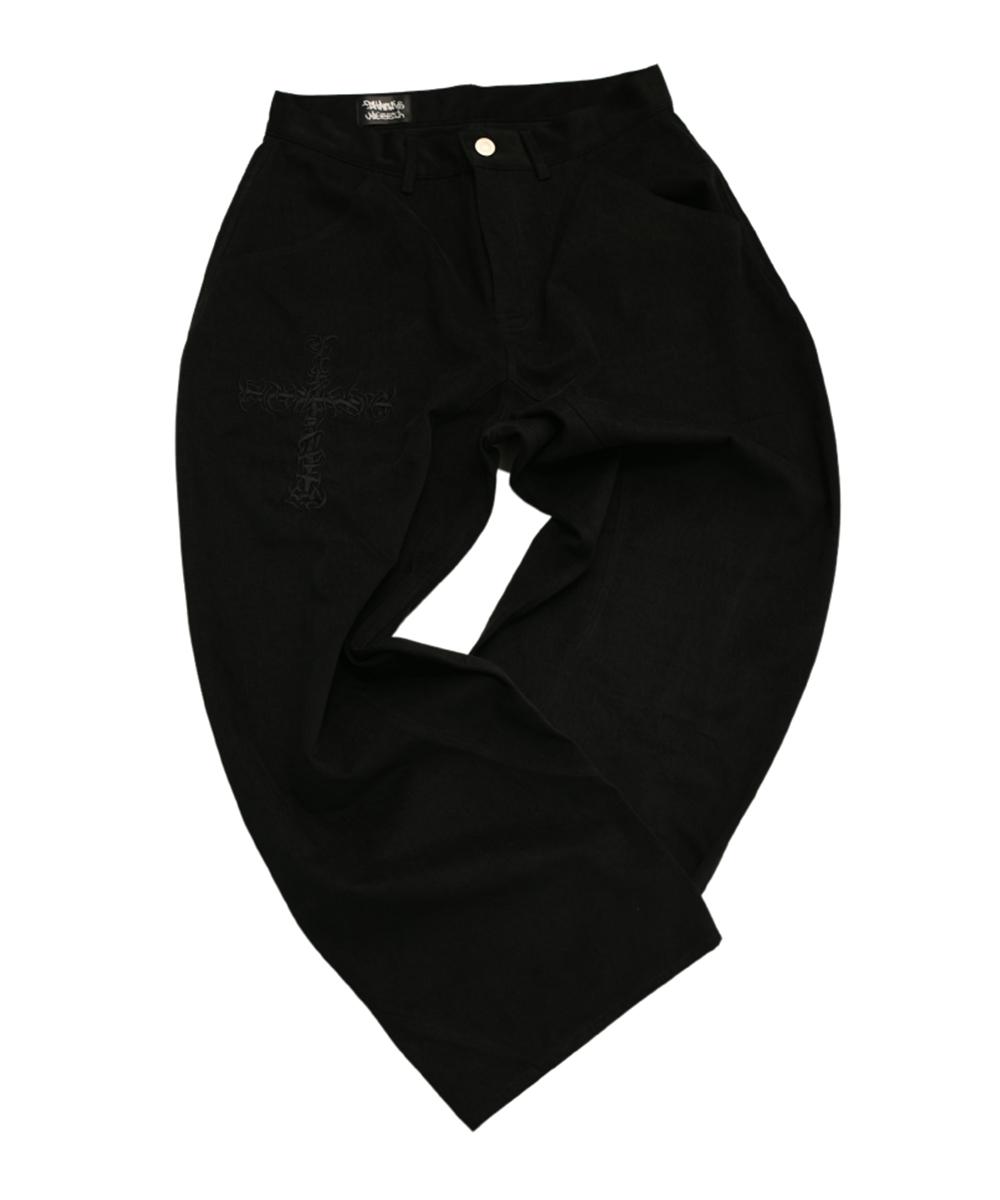 ARCHIVE CROSS PANTS-BLACK