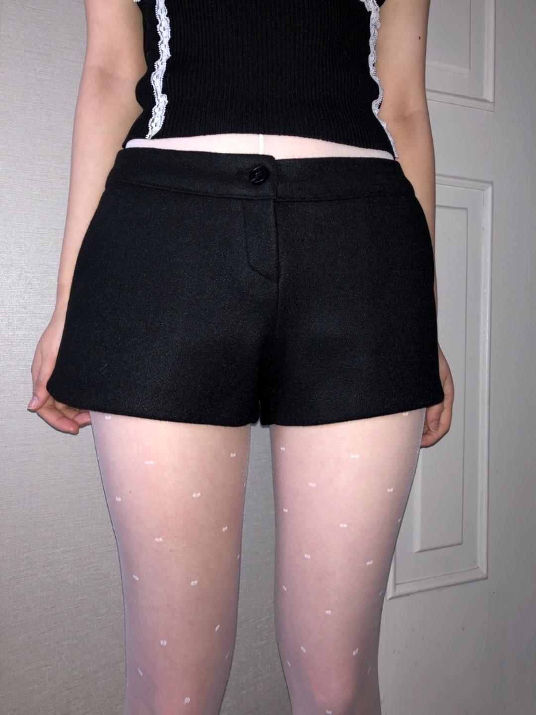 winter low short pants (2color) / 윈터 로우 숏팬츠