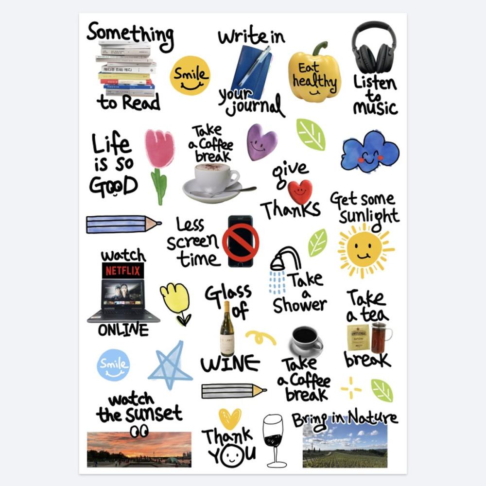 Take a break today 오브젝트 스티커