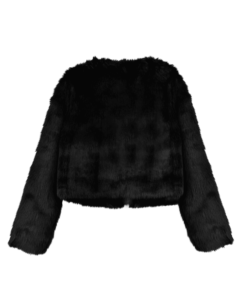 [pre-order] as”on Fur jacket (Black)