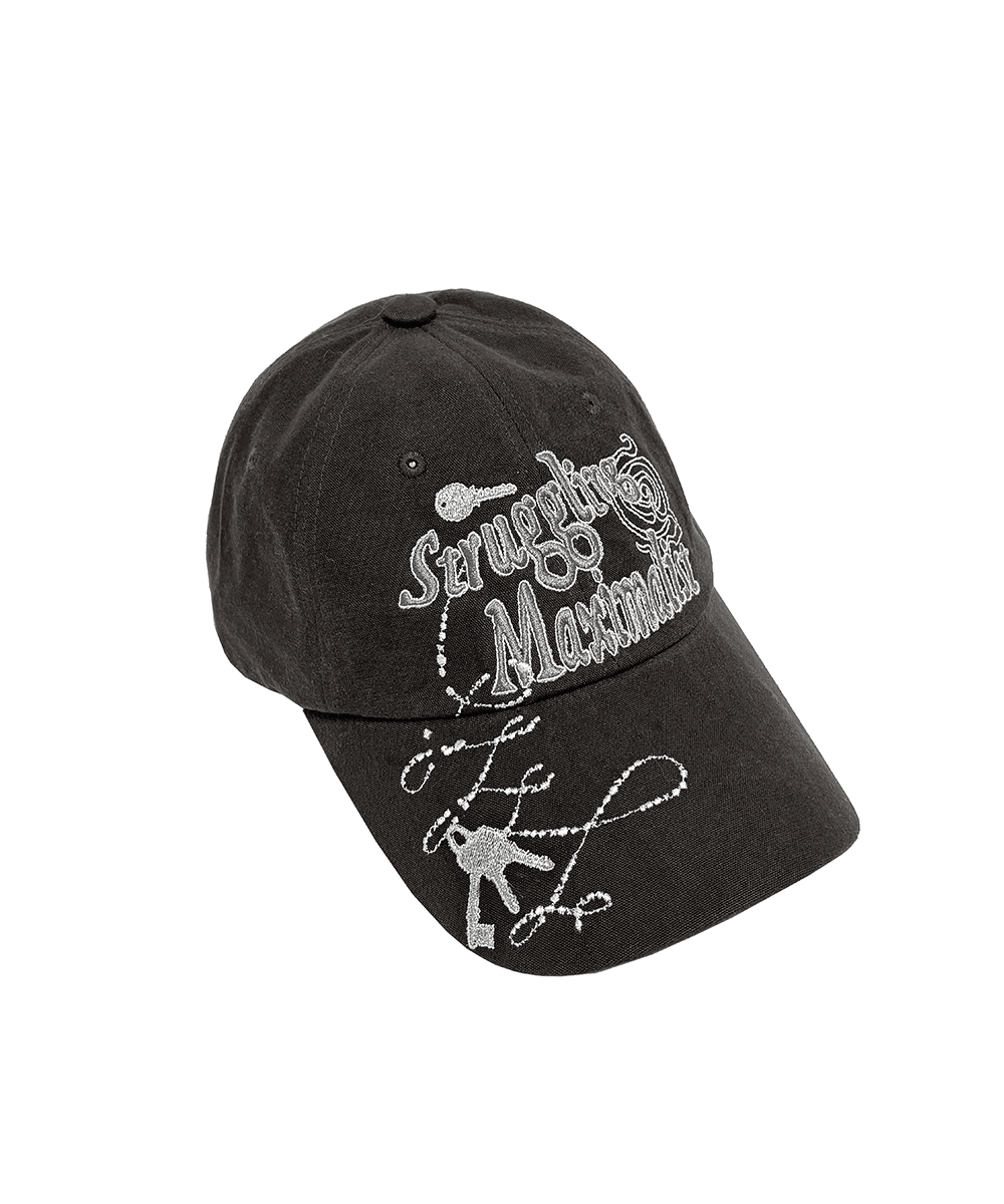 STRUGGLING MAXIMALIST CAP (BROWN)