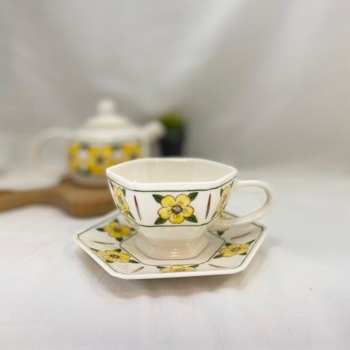 레트로 1인찻잔 세트